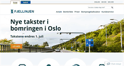 Desktop Screenshot of fjellinjen.no